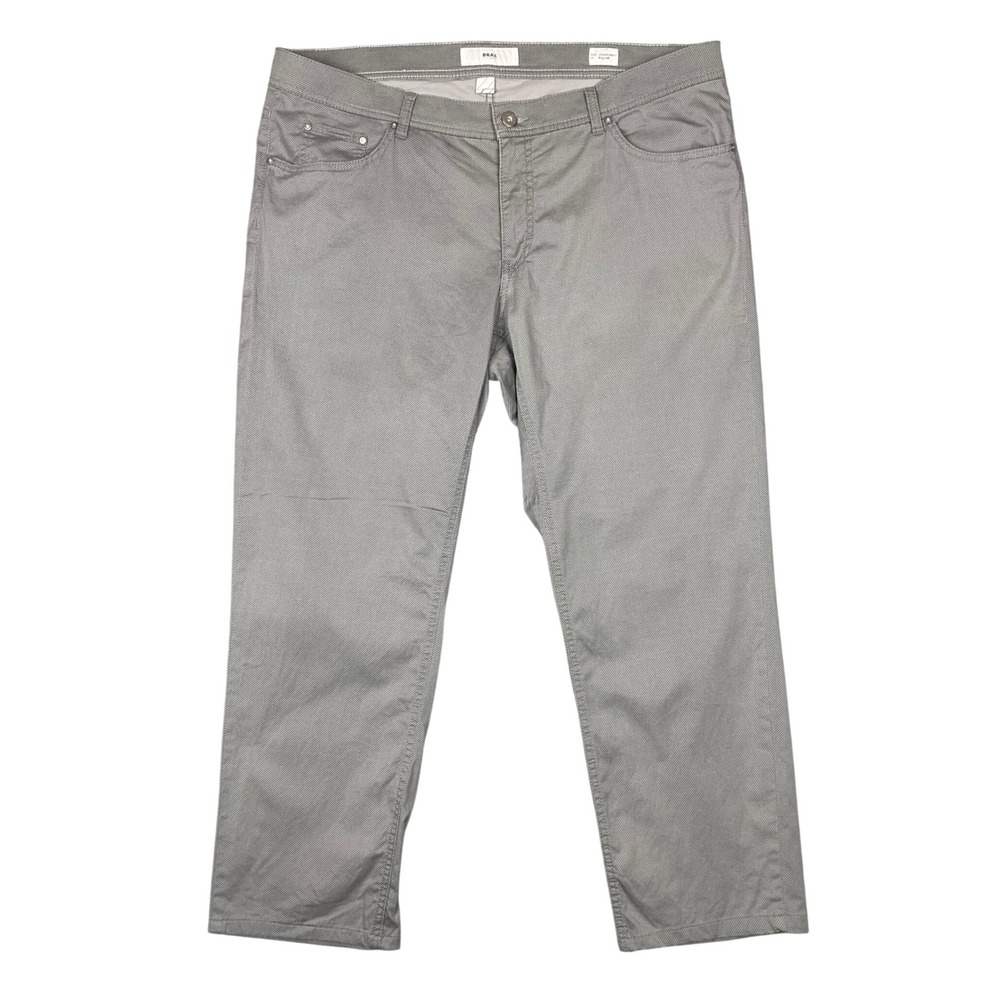 Brax Cooper Fancy Ultralight Stretch Straight Pants Mens 40 x 28 Gray